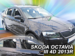 ŠKODA OCTAVIA III SEDAN-PLEXI OFUKY OKEN HEKO - PŘEDNÍ a ZADNÍ (4 ks)