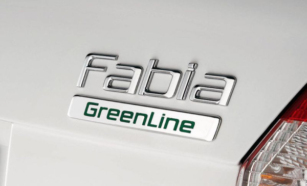 ŠKODA FABIA II-ZADNÍ NÁPIS FABIA original GREENLINE