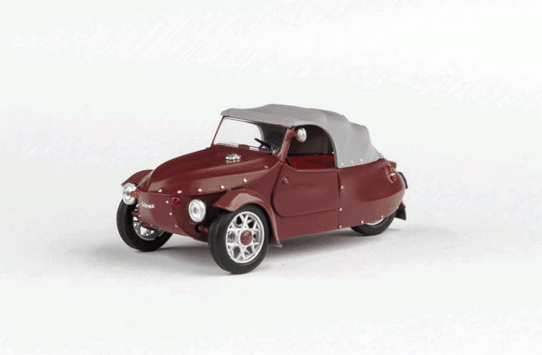 Velorex 16/350 (1966) - 1:43 - ABREX - hnědá/šedá