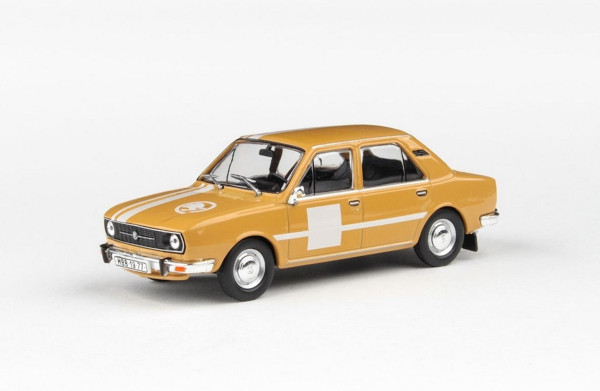 ŠKODA 105L (1977) - ABREX - 1:43 - Zlatohnědá - NAROZENINOVÁ UŽOVKA