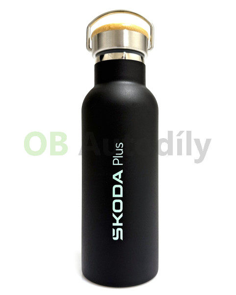 Termolahev ŠKODA Plus (500 ml) original - černá