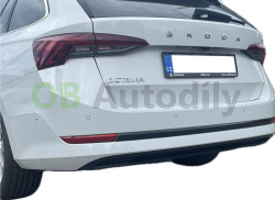 Škoda Octavia IV combi-Dekorativní lišta zadního nárazníku - imitace karbon