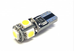 LED žárovka AUTOLAMP 12V 5W W2,1 x 9,5d CANBUS (1 ks) - čirá