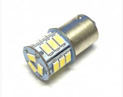 LED žárovka AUTOLAMP 12V/24V 5W BA15s 18 x LED 5630 (1 ks) - čirá
