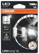 LED žárovka OSRAM 12V W2,1x9,5d W5W 6000K celosklo (2 ks) - čirá