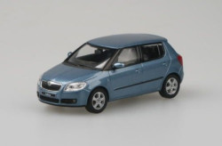 ŠKODA FABIA II HB (2006) - 1:43 - ABREX - Šedá Satin Metalíza