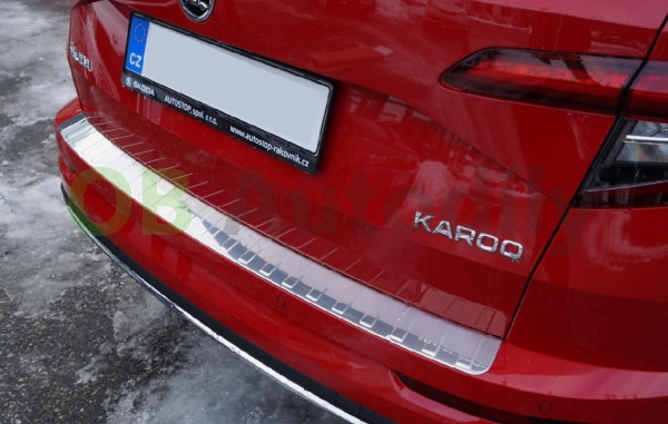 Škoda Karoq-Kryt zadního nárazníku nerez OMSA - chromový