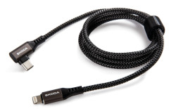 NABÍJECÍ a DATOVÝ KABEL ŠKODA USB-C na APPLE LIGHTNING original - černý