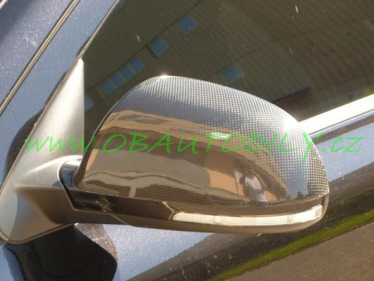ŠKODA OCTAVIA II facelift, SUPERB II-KRYTY ZRCÁTEK KARBON - 2 ks