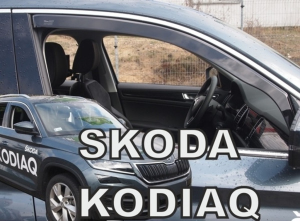 ŠKODA KODIAQ-PLEXI OFUKY OKEN HEKO - PŘEDNÍ (2 ks)