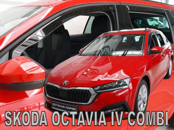 ŠKODA OCTAVIA IV COMBI-PLEXI OFUKY OKEN HEKO - PŘEDNÍ a ZADNÍ (4 ks)