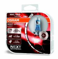 autožárovka OSRAM H4 12V 60/55W P43t Night Breaker Laser (2 ks) + 150% více světla