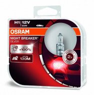 autožárovka OSRAM H1 12V 55W P14,5s NIGHT BREAKER SILVER (2 ks) + 100% více světla