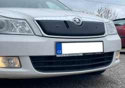 ŠKODA OCTAVIA II facelift-ZIMNÍ CLONA POLSKO PŘEDNÍ MASKY - horní