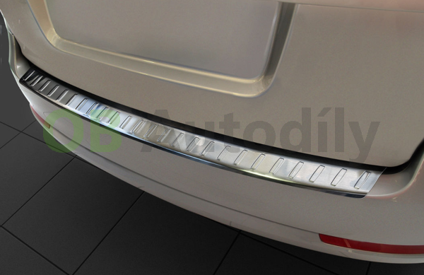 Škoda Octavia II combi-Kryt zadního nárazníku nerez AVISA - matný broušený chrom