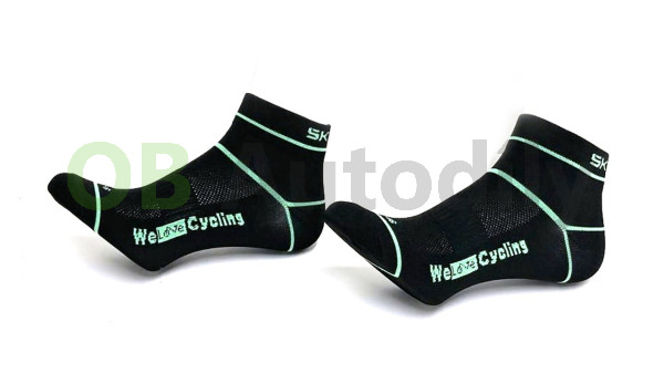 Cyklistické ponožky ŠKODA design 2023 original černé