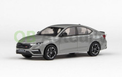 ŠKODA OCTAVIA IV RS SEDAN (2020) - 1:43 - ABREX - Šedá Steel Uni