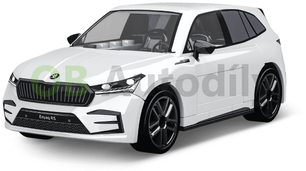 Škoda ENYAQ iV RS - stavebnice COBI - 1:35 - 94 kostek - bílý
