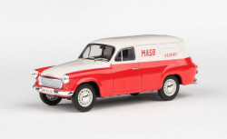 ŠKODA 1202 DODÁVKA (1965) - 1:43 - ABREX - MASO UZENINY