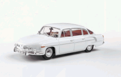 Tatra 603 (1969) - 1:43 - ABREX - bílá (červený interiér)