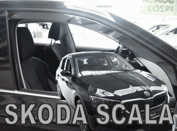 ŠKODA SCALA-PLEXI OFUKY OKEN HEKO - PŘEDNÍ (2 ks)