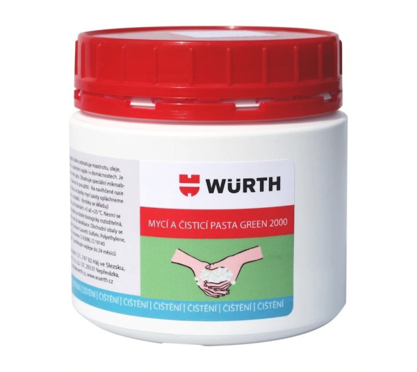 WÜRTH - MYCÍ a ČISTÍCÍ PASTA GREEN 2000 - 500 ml