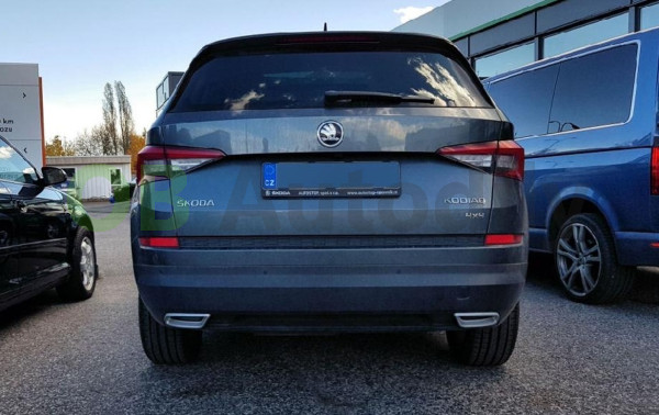Škoda Kodiaq-Atrapy výfuku RS design - alu look