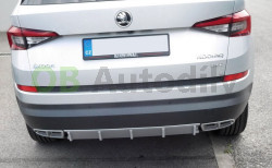 Škoda Kodiaq-Zadní středový difuzor stříbrný