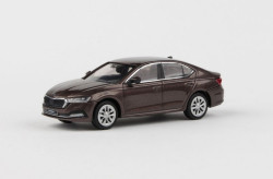 ŠKODA OCTAVIA IV SEDAN (2020) - 1:43 - ABREX - Hnědá Maple Metalíza