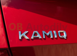 Škoda Kamiq-Zadní nápis KAMIQ original - chromový