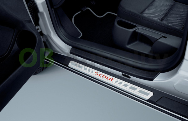 Škoda Octavia II-Dekorativní prahová lišta SCOUT original - spodní levá