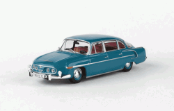 Tatra 603 (1969) - 1:43 - ABREX - modrá metalíza (červený interiér)