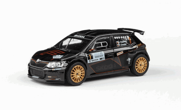 ŠKODA FABIA III R5 - 1:43 - ABREX - RALLY BOHEMIA 2016 - No.1 KOPECKÝ + DRESLER